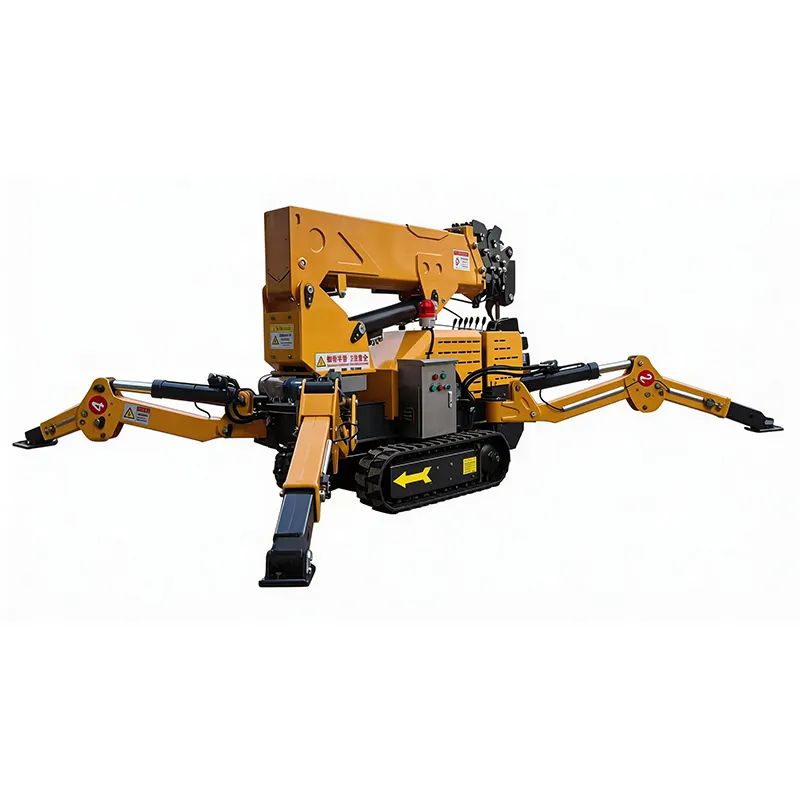 1.5 Ton Mini Spider Crane for Curtain Wall and Glass Panel Lifting
