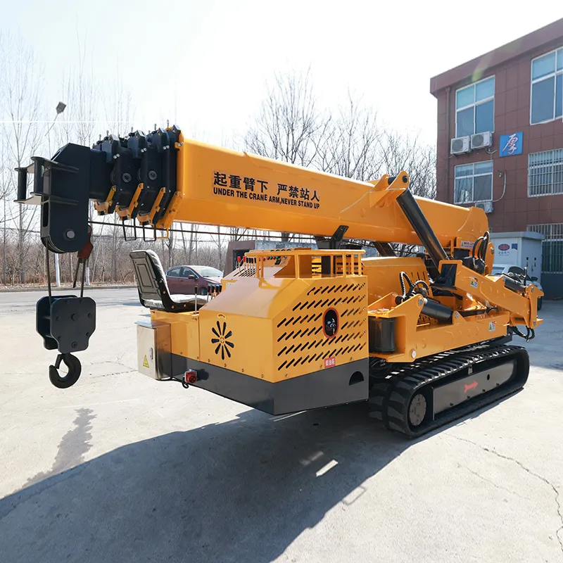12 Ton Compact Spider Crane for Industrial Facility Construction