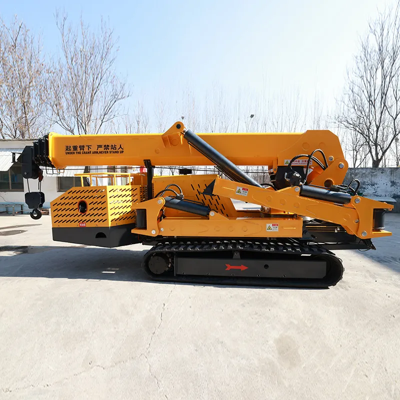 12 Ton Crawler Spider Crane for Machinery Installation and Assembly