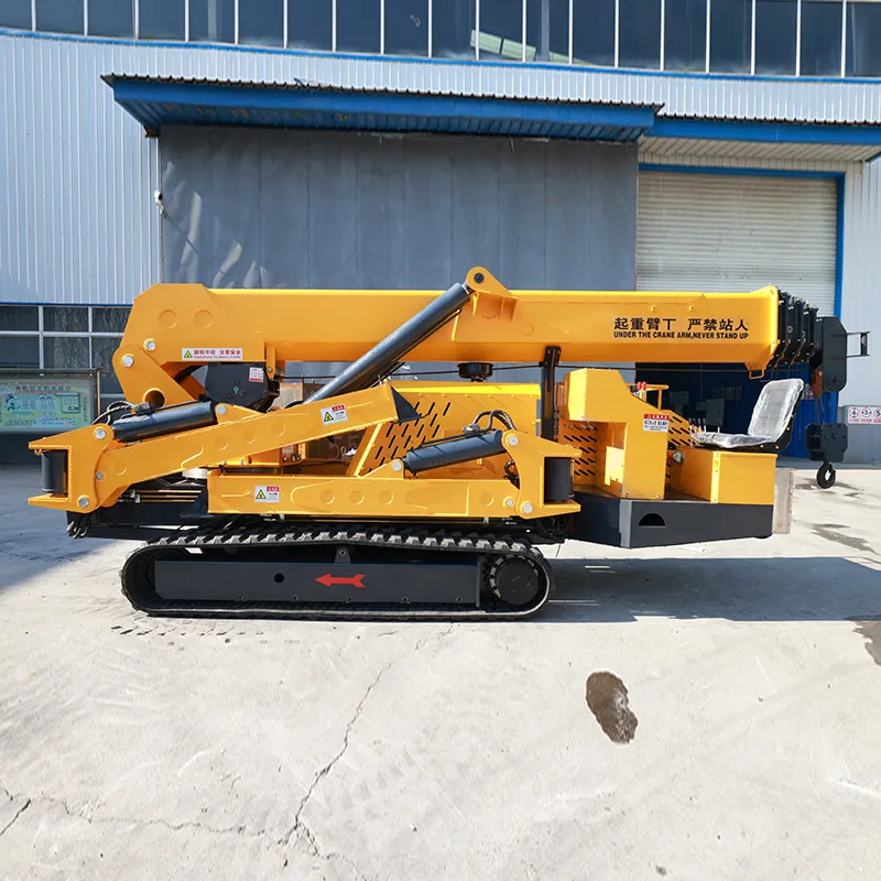 12 Ton Hydraulic Spider Crane for Large Equipment Lifting Operations