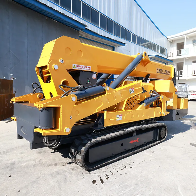 12 Ton Spider Crane for Structural Steel Installation Projects