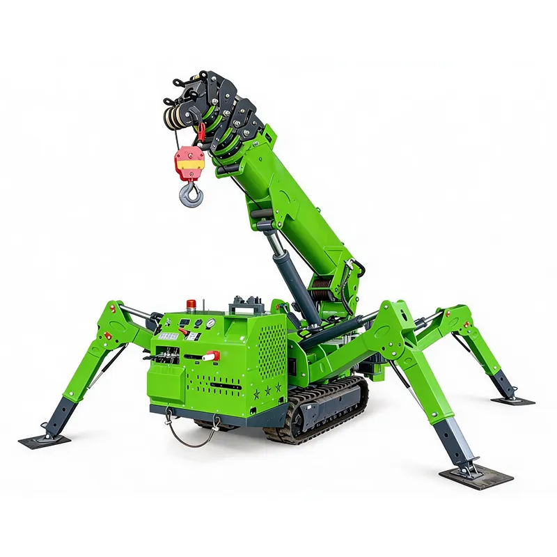 3 Ton Crawler Spider Crane for Maintenance Work in Limited Spaces