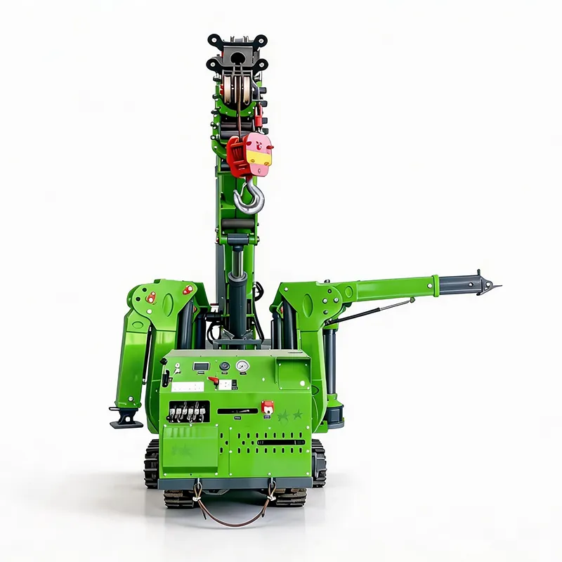 3 Ton Hydraulic Spider Crane for Equipment Positioning in Factories
