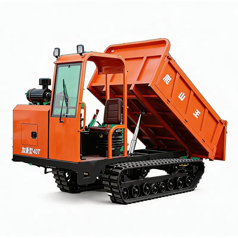 5 Ton Hydraulic Dump Crawler Carrier for Sand and Soil Hauling