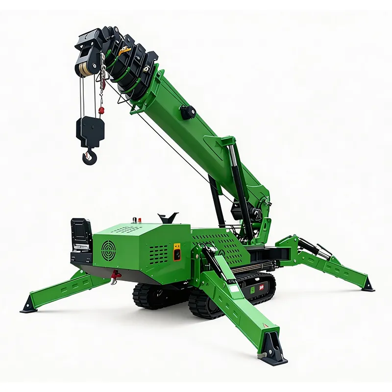 8 Ton Hydraulic Spider Crane for Heavy Glass Panel Installation