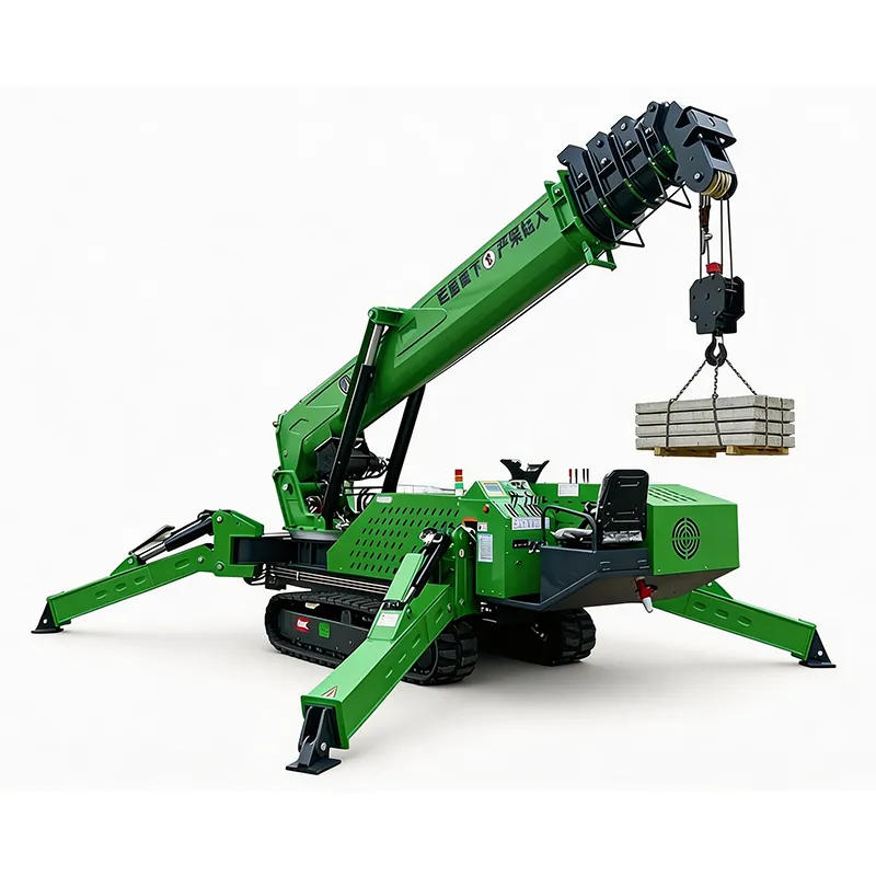 8 Ton Mini Spider Crane for Large Equipment Assembly Work
