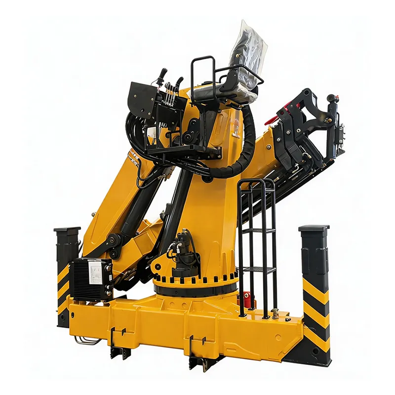 8 Ton Truck Mounted Loader Crane for Building Site Lifting Operations