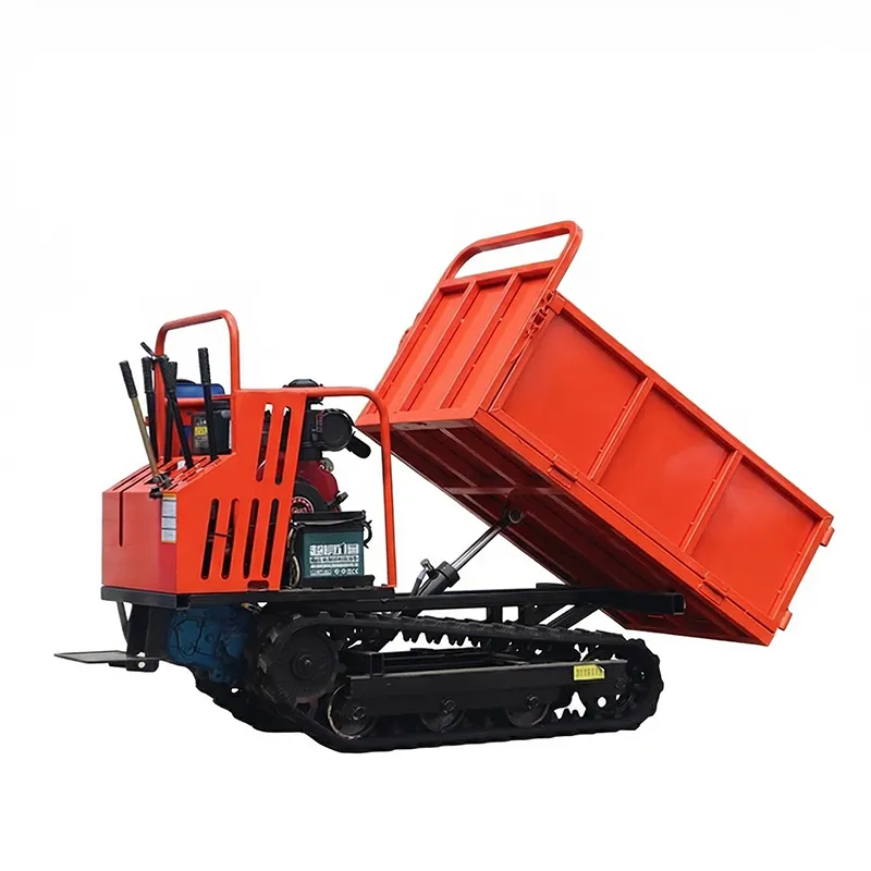 Compact Crawler Carrier for Farm and Orchard Material Handling