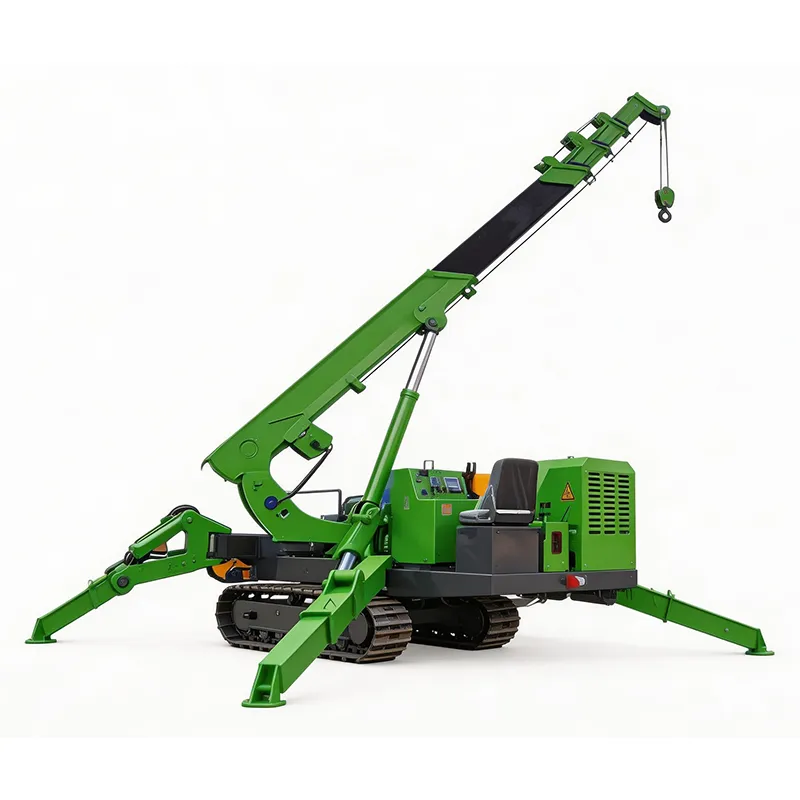 ST-500 5Tons Compact Spider Crane for Narrow Access Construction Sites